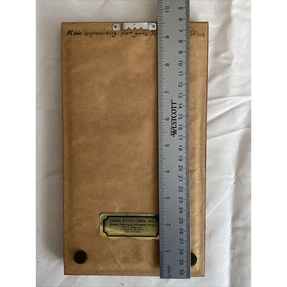 Vtg Teacher Cross Stitch Framed Wall Art 9.5x5.5 To Teach Is To Touch A Life ‘95 - Picture 9 of 9